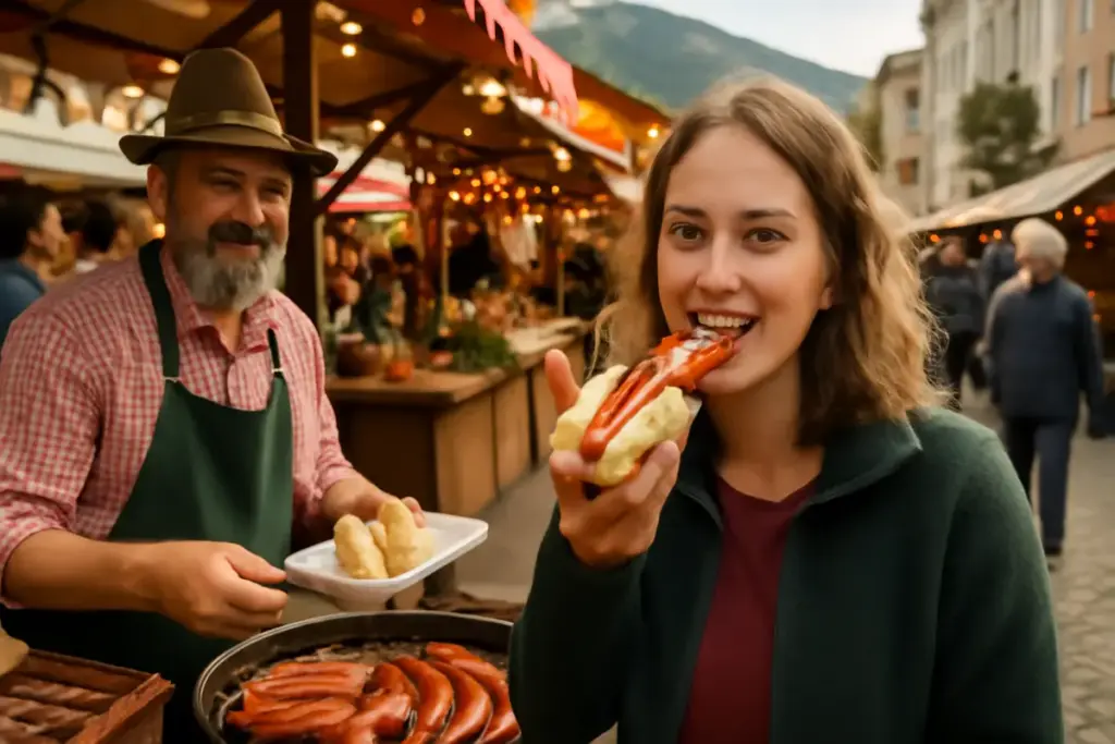 Street food altoatesino: come gustare specialità locali tra mercatini e feste di paese