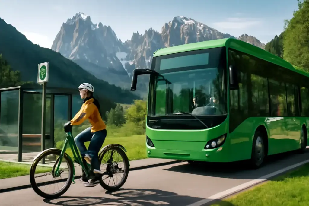 Mobilità green tra le montagne altoatesine: mezzi pubblici e alternative per muoversi senza auto