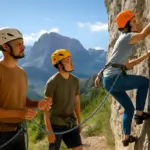 Arrampicata per principianti in Alto Adige: istruttori esperti e falesie panoramiche adatte a tutti